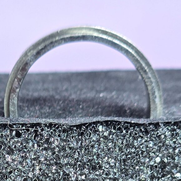 Cat Face Engraved Stainless Steel Spinner Ring Size 10 (NWOT) - Picture 5 of 6